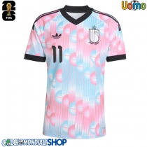 Maglie da calcio Belgio Jeremy Doku #11 Seconda Maglia Mondiali 2026  Manica Corta